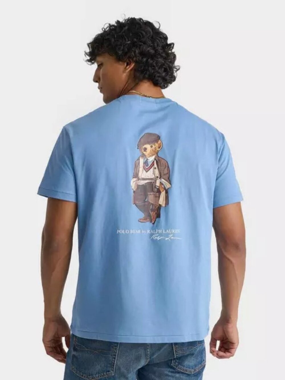 Men's Polo Ralph Lauren Polo Bear with Front Pocket T-Shirt - Blue 80309001_400